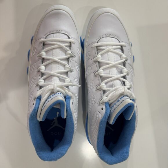 Size 13 Nike Air Jordan 9 Low Golf University Blue Sneakers FJ5934-101 Mens - Picture 7 of 10
